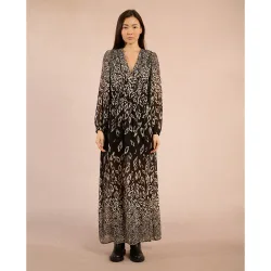 Vestido largo con estampado