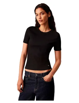 T-shirt à Manches Courtes J20j224458 Black L - Calvin Klein - FashionsVida