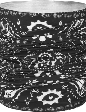 Urban Paisley Multifunctional Bandana by - black - Female - Size: One Size - Buff - FashionsVida
