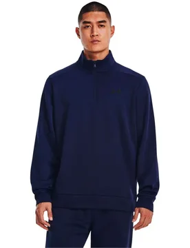 Sweat à Demi-zip Armour Fleece Midnight Navy / Black XL - Under armour - FashionsVida