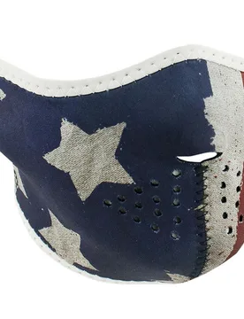 Collare Maschera Moto Half Face Mask Patriota taglia unica - ZANheadgear - FashionsVida