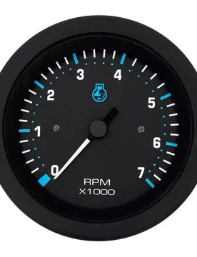 Eclipse Oil Pressure Gauge Black 50.8 mm unisex - Sierra - FashionsVida