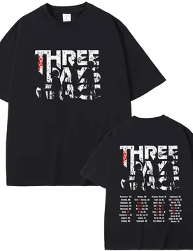 Rock Band Three Days Grace Alienation Tour 2026 T Shirts Men Alternative Metal Oversized Streetwear Male Vintage Casual T-shirt - Aliexpress - FashionsVida