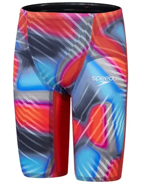 Fastskin Lzr Pure Valor 2.0 Jammer Flame Red / Picton Blue UK 23 Men - Speedo - FashionsVida