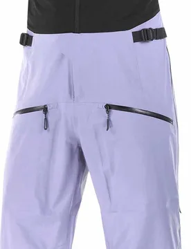 Wasserfeste Latzhose für Ski Absolute 3L Bib M Blue Granite/Deep Black für Herren Größe XL Violett - Salomon - FashionsVida