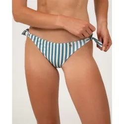 Braga de bikini clásica con lazos y rayas