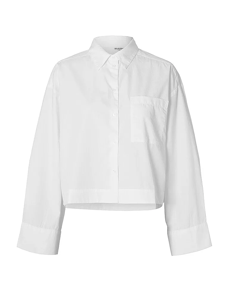 Blusa SLFASTHA blanco 38 - Selected Femme - FashionsVida