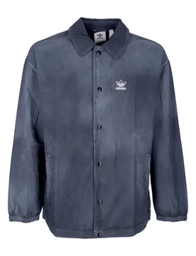 Giacca Coach Jacket Uomo Essentials + Dye Coach Shirt Black/white - Adidas - FashionsVida