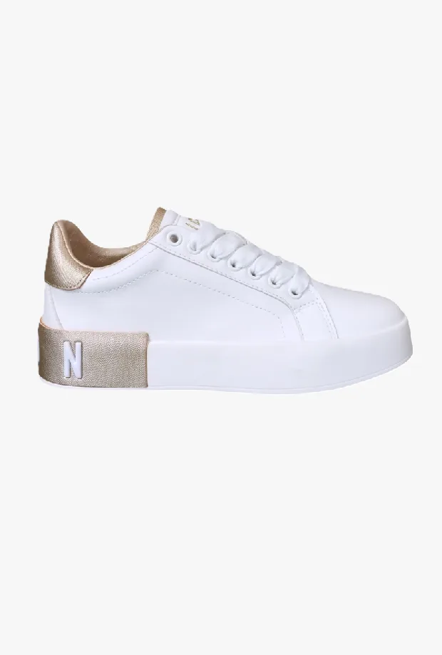 ICON scarpe donna bianco-oro - Icon - FashionsVida