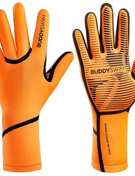 Trilaminate Warmth 2.5 Mm Neoprene Gloves Orange M unisex - Buddyswim - FashionsVida