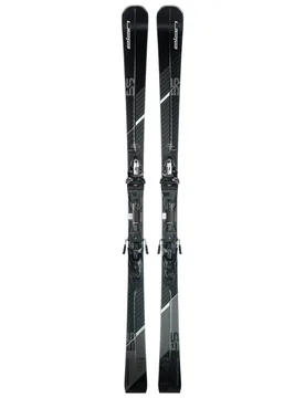 Packs (skis + fix) - Pack skis de piste - Primetime 55 Black Edition + Fx Emx 12.0 2026 en Bois - Taille 172 cm - Noir - Elan - FashionsVida