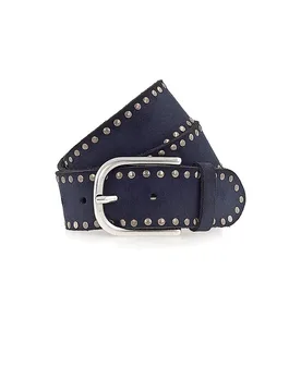 Ceinture en cuir bleu marine 80 - Vanzetti - FashionsVida