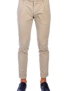 Pantalone Capri Con Pences Unito FREDERICK 2558 BEI C - MICHAEL COAL - FashionsVida