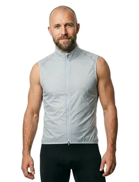 Gilet Brevet Element Wind Ice / Silver Reflective - Rapha - FashionsVida