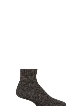 Mens 1 Pair Falke Homepads Cotton Grip Sole House Socks Grey 5.5-8 Mens - Grey - Size: 5.5-8 Mens - SockShop - FashionsVida