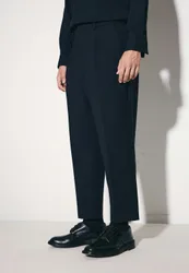 Regular Chino Uni Blau 50