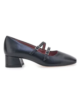 Décolleté nere con cinturini e tacco basso 6685 41 - PITTARELLO GLAM - FashionsVida