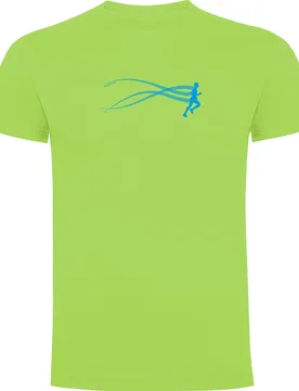 Maglietta A Maniche Corte Run Estella Light Green M - Kruskis - FashionsVida