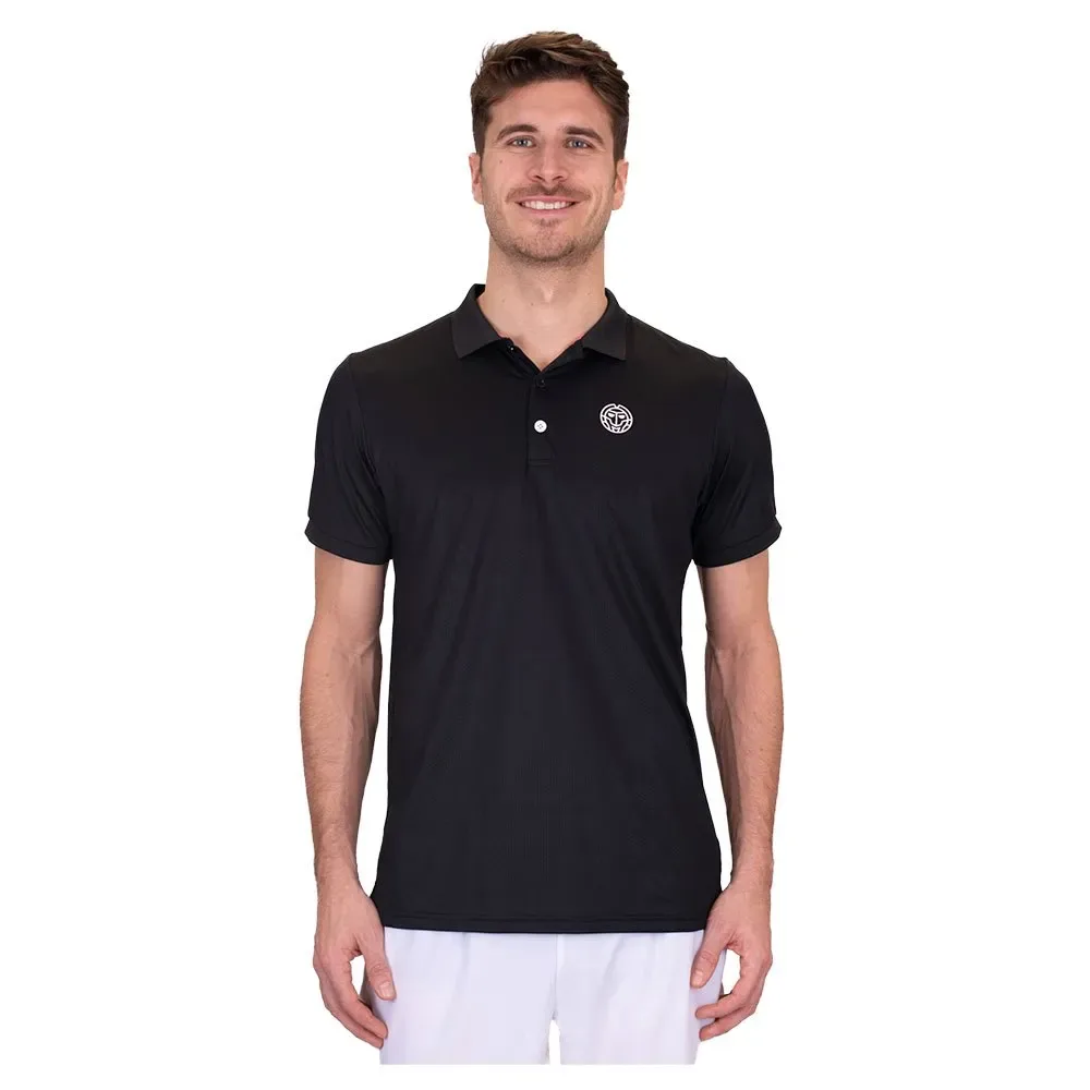 Crew Short Sleeve Polo Black M - Bidi badu - FashionsVida