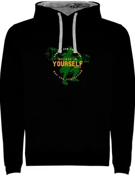Sweat à Capuche Believe Bicolor Black / Grey S - Kruskis - FashionsVida