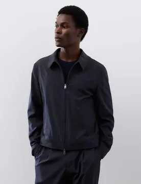Tailored Fit Performance Harrington Jacket Dark Navy male - Autograph - FashionsVida