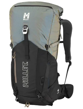 Sac à dos de randonnée polyvalent - Ubic 35 Black/Sand en Matières Recyclées - Beige - Millet - FashionsVida