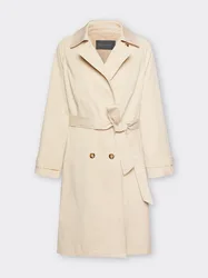 ELENA MIRO trench doppiopetto donna beige