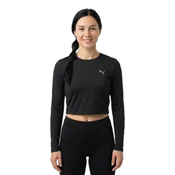 T-shirt à Manches Longues Pwrshape Cropped Black L