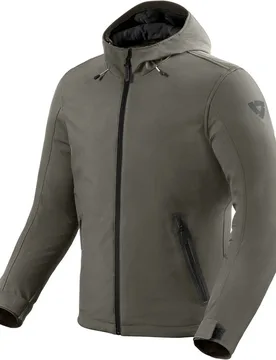 Giubbotto Moto SoftShell TRAFFIC H2O Verde Scuro taglia M - Rev'it - FashionsVida