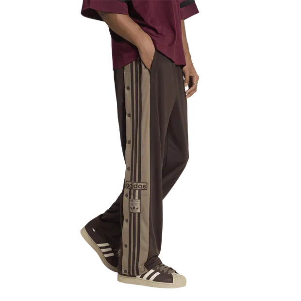 Classic Men Pants - Brown - Size XL - Poly Mesh - Brown - Size: Extra Large - Adidas - FashionsVida