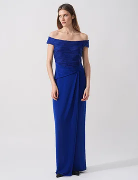 Vestido de noche azul 38 - Joseph Ribkoff - FashionsVida