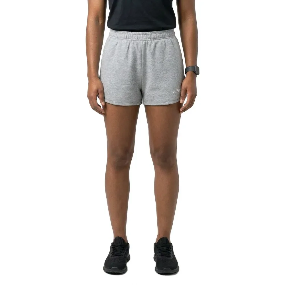 Pantaloni Corti Code Core Sport Grey Marl M - Superdry - FashionsVida