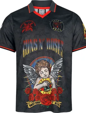 Trikot - Amplified Collection - Sweet Child O' Mine Rock FC - M bis 3XL - für Männer - Größe 3XL - multicolor - Lizenziertes - Männer - male - Guns N' Roses - FashionsVida