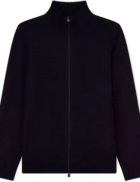 Ea7 Maglione Con Zip Completo 7m000926_af2956 Black M - Emporio armani - FashionsVida