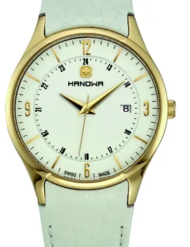 Mens Disciplin White Watch - One Size - HANOWA - FashionsVida