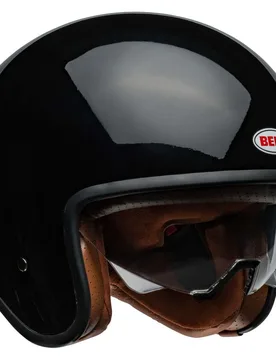 Casco Moto Jet Custom TX501 Nero Lucido taglia L - Bell - FashionsVida