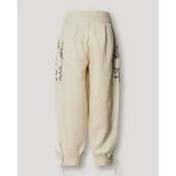 Pantalón ancho 100% lino