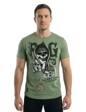 Rig Short Sleeve T-shirt Olive XL Men - Hotspot Design - FashionsVida