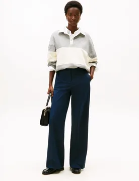 Pantalón de mujer estilo chino wide leg - Tommy Hilfiger - FashionsVida