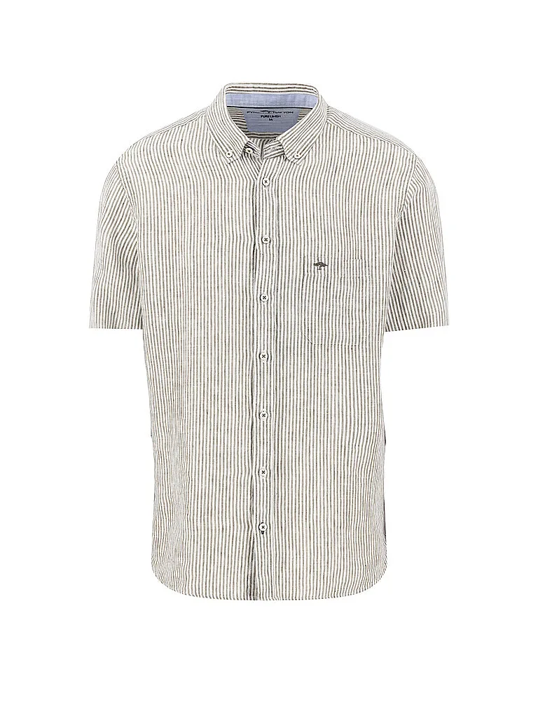 Leinenhemd olive XXXL Herren - FYNCH-HATTON - FashionsVida
