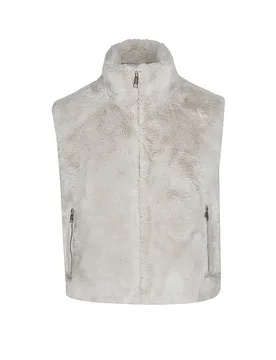 Gilet in Felloptik NIKKI creme 40 damen - RINO&PELLE - FashionsVida