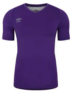 Unisex Adult Elite V Neck Base Layer Top (Bright Purple) - Size Large - Umbro - FashionsVida