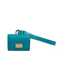 Unisex Leather Keychain - Marine - One Size