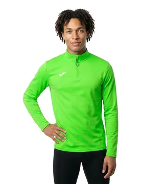 Pile Con Mezza Cerniera Running Night Fluor Green M - Joma - FashionsVida