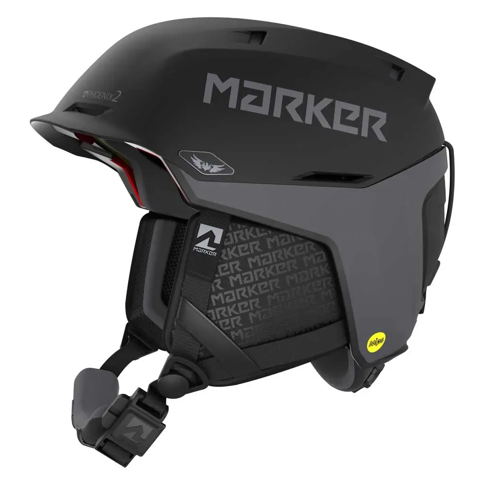 Casque Phoenix2 Mips Black / Grey S unisex - Marker - FashionsVida