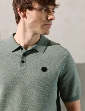 Street One Kurzarmpullover male Grün - Street One MEN - FashionsVida