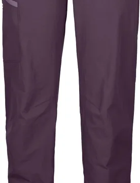 Pantalon de randonnée - Pelmo Pants W Dark Wild Berry en Laine - Taille L - Bordeaux - Ortovox - FashionsVida