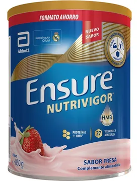 Complemento Alimenticio Nutrivigor Fresa 850 Gr - Ensure - FashionsVida