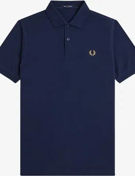 Polo de hombre de manga corta con diseño bordado - Fred Perry - FashionsVida