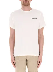 Barbour T-shirt girocollo AVORIO M